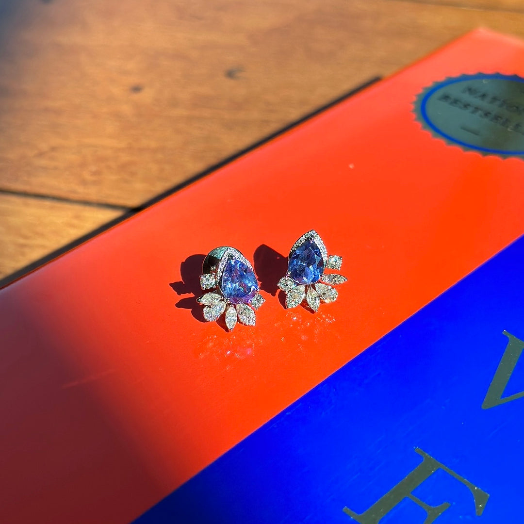 Zarah White Gold Diamond Earrings – LDezen