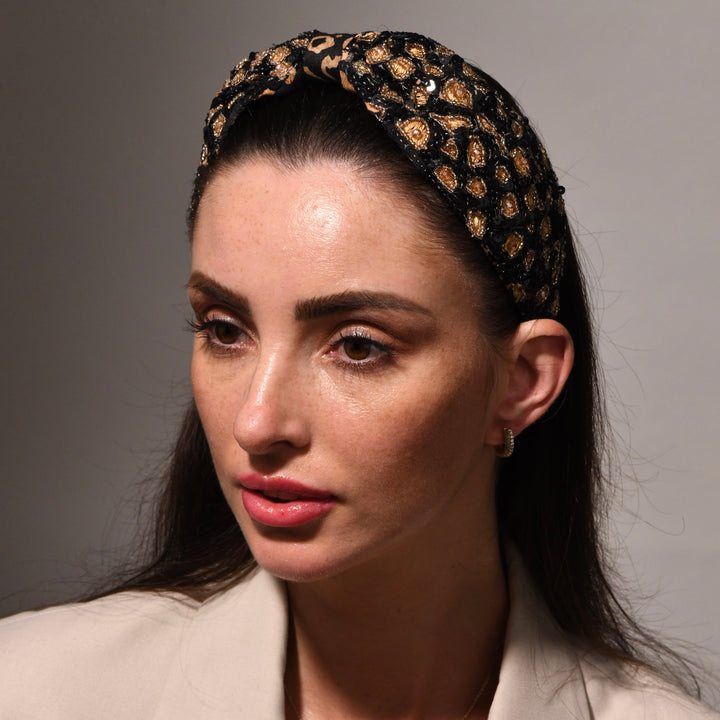 ヘアアクセサリー Dahlia shrinking embroidery headband ヘアアクセサリー Dahlia shrinking embroidery headband Dahlia