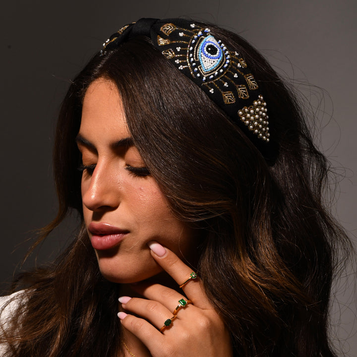 Tichi Black Headband – LDezen display picture 3