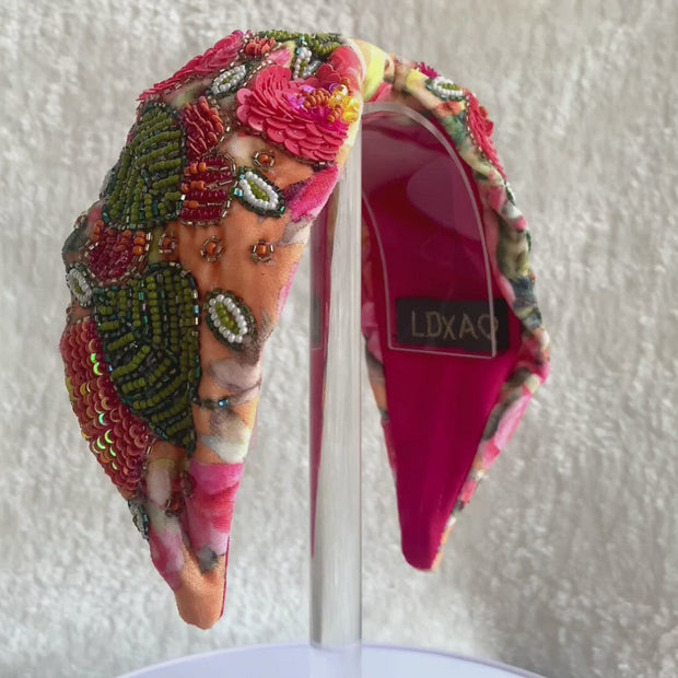 Fiona Chenille Headband - I Like Crochet